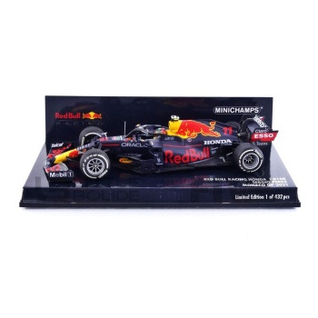 MINICHAMPS 1/43 - RED BULL RB16B Honda - Monaco GP 2021 (S. Perez )