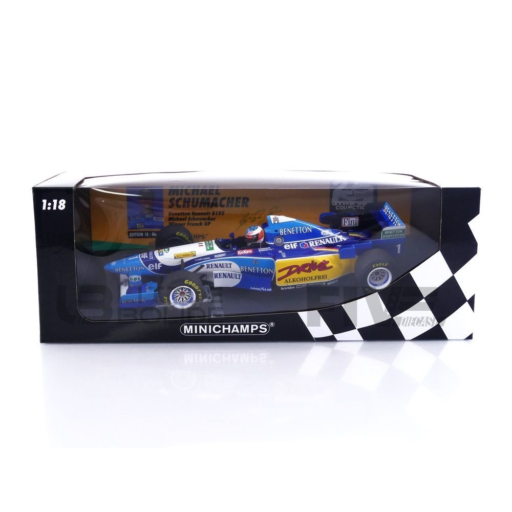 510952501 - MINICHAMPS 1/18 - BENETTON Renault B195 - Winner GP