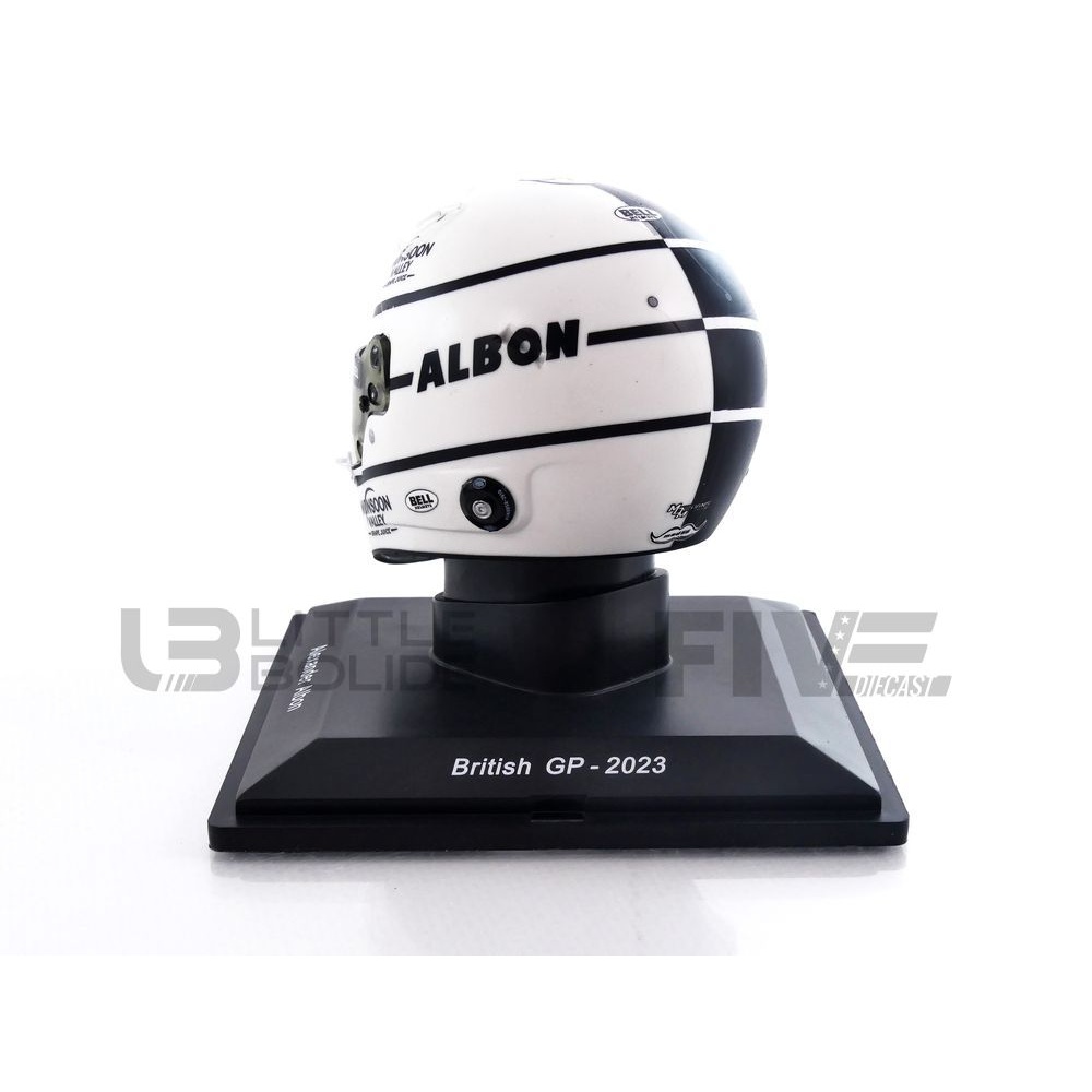 Casque Miniature Spark 1/5 - Alexander Albon GP Grande-Bretagne 2023, Prévente