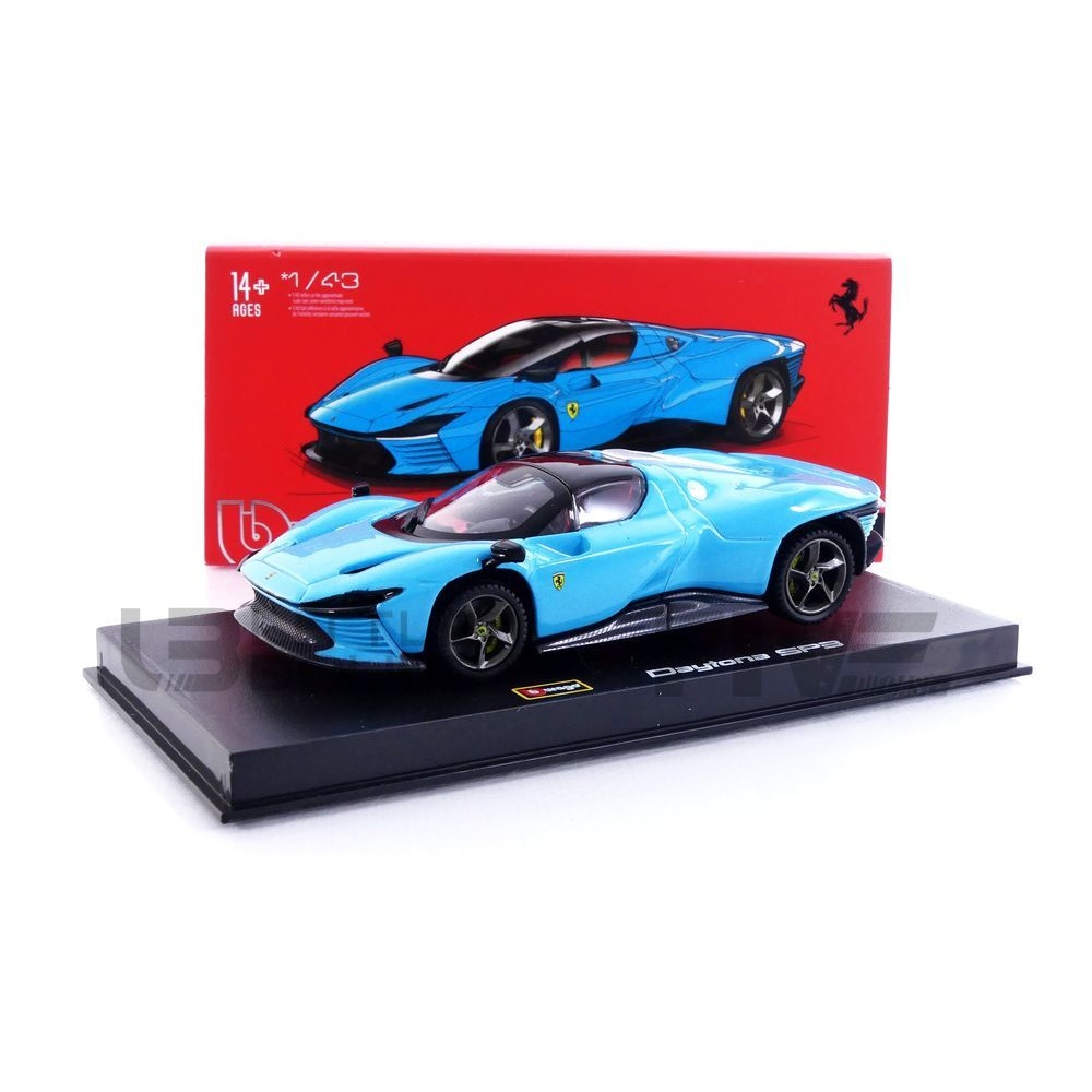 BBR-MODELS BBRC267N Escala 1/43 | FERRARI DAYTONA SP3 OPEN ROOF ICONA 2022 AZZURRO LA PLATA