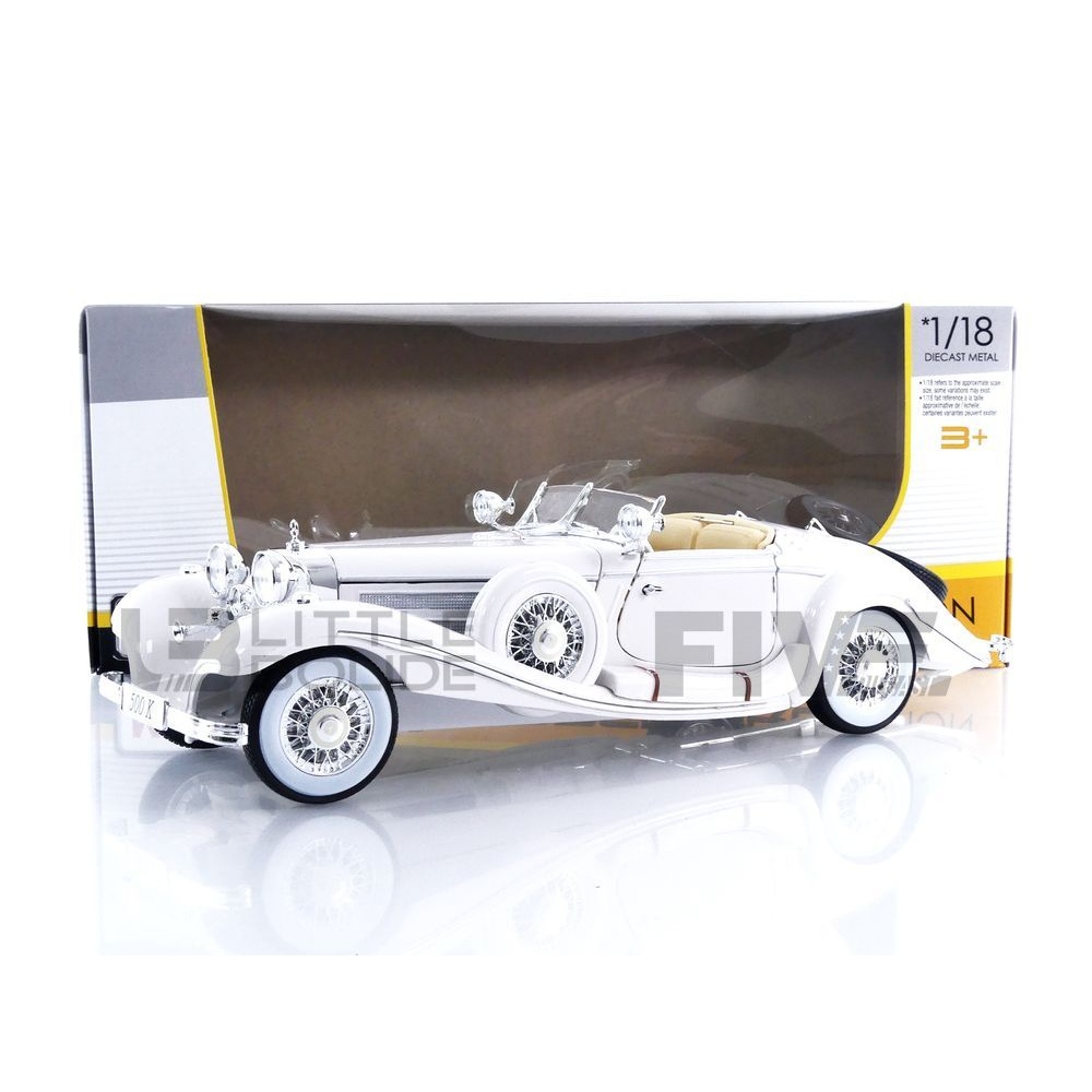 36055W – MAISTO 1/18 - MERCEDES-BENZ 500K Spezialroadster - Little
