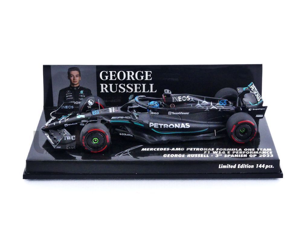 MINICHAMPS 1/43 - MERCEDES-AMG W14 E Performance - 3rd Spanish GP 2023 (G. Russell)