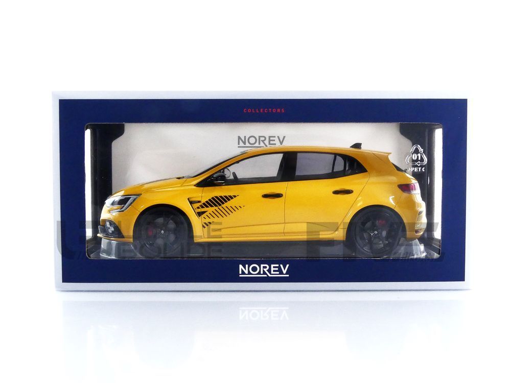 Miniature Renault Megane RS Ultime Sirius Yellow II 2023 1:18 Otto Ottomobile OT1076 - Collection