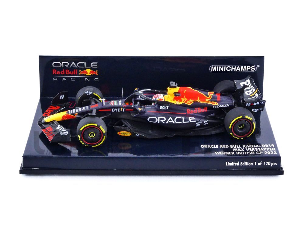 MINICHAMPS 1/43 - RED BULL RB19 - Winner British GP 2023 (M. Verstappen)