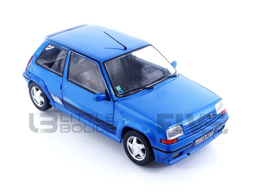 Solido 1:18 Renault 5 GT Turbo MK2 Année de construction 1989 bleu S1810003 modèle voiture S1810003 421186331 3663506024740