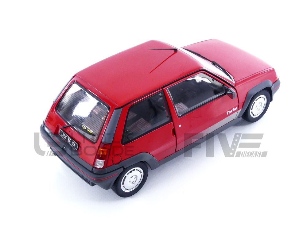 SOLIDO 1810001 RENAULT 5 GT Turbo MK1 – 1985 rouge metal 1/18