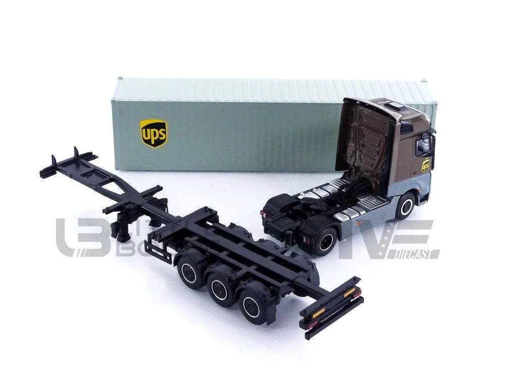 MGT00705-L – MINI GT 1/64 - MERCEDES-BENZ Actros + SAI contenedor