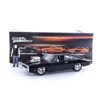 JADA TOYS 1/24 - DODGE Charger Fast & Furious with Toretto Figure - 1970