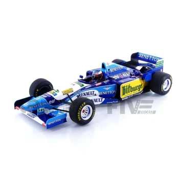 Miniature Minichamps Renault Benetton B195 F1 - Schumacher Vainqueur GP Europe 1995 - 1/18
