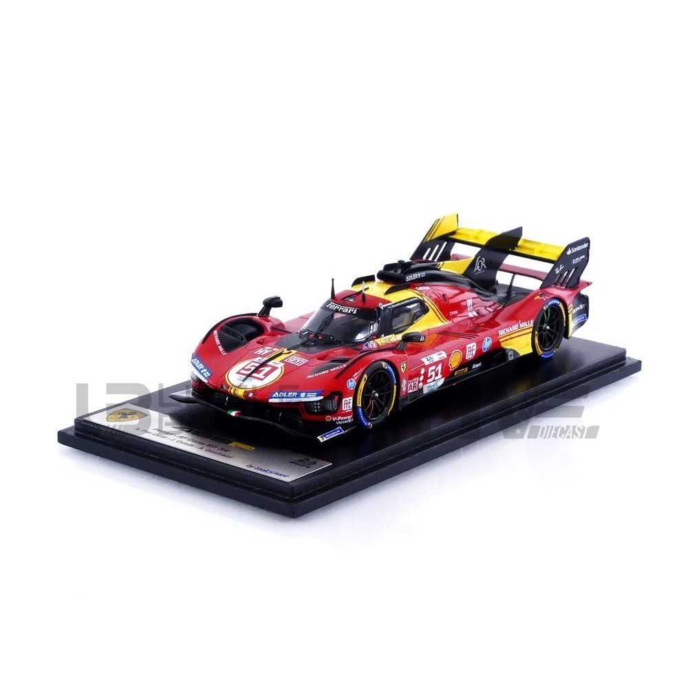 LOOKSMART 1/43 - Ferrari 499P Hypercar - Le Mans 2024 - Modèle Résine LSLM183