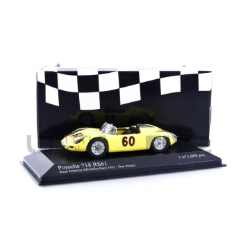 MINICHAMPS 1/43 - PORSCHE 718 RS61 Spyder - Road America 500 Miles 1963