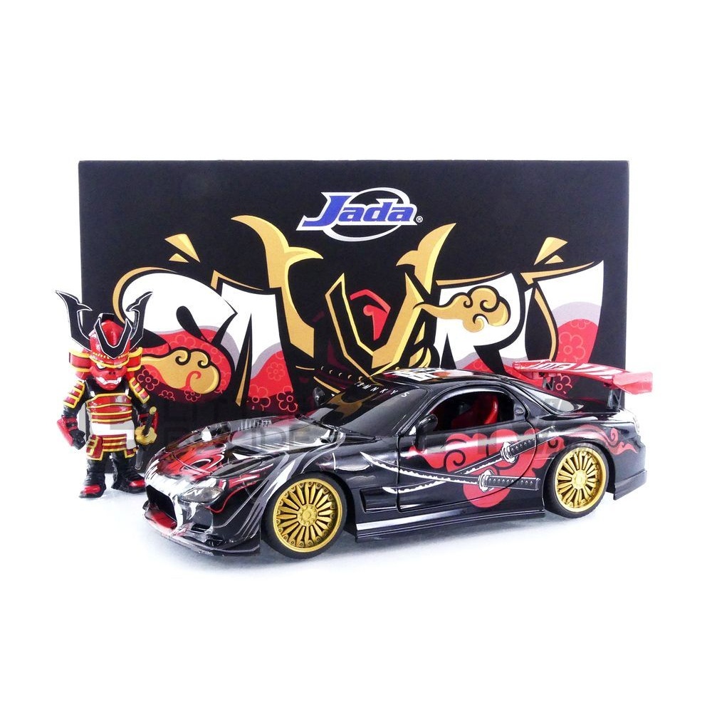 35668BK – JADA TOYS 1/24 - MAZDA RX-7 with Lab Monkeys Figure