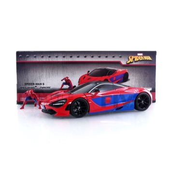 JADA TOYS 1/24 - MCLAREN 720S with Spiderman Figure