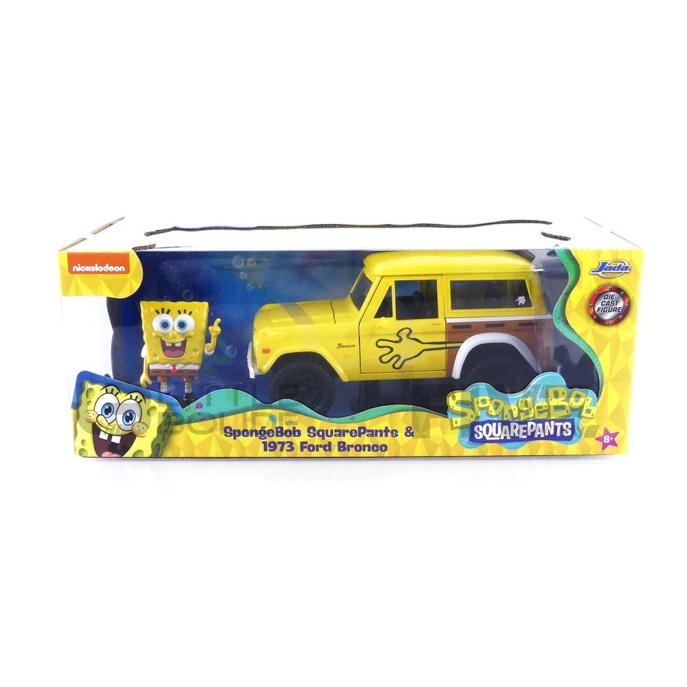 35467Y – JADA TOYS 1/24 - FORD Bronco with Sponge Bob Figure
