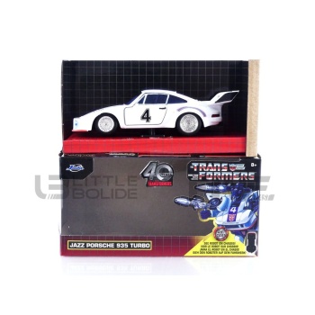 JADA TOYS 1/32 - PORSCHE 935 Turbo G1 Jazz Transformers - 1976