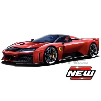 BBURAGO 1/18 - FERRARI F80 - 2024 (Signature Series)