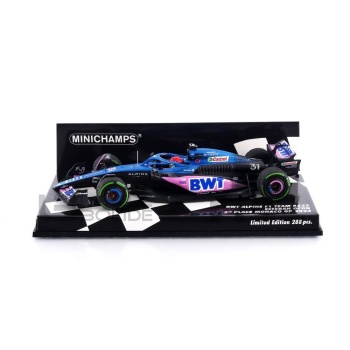 MINICHAMPS 1/43 - ALPINE A523 - 3rd Monaco GP 2023 (E. Ocon)