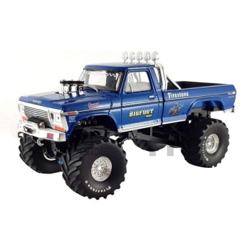 GREENLIGHT COLLECTIBLES 1/18 - FORD F-250 Monster Truck and Bob Chandler Figure - 1974