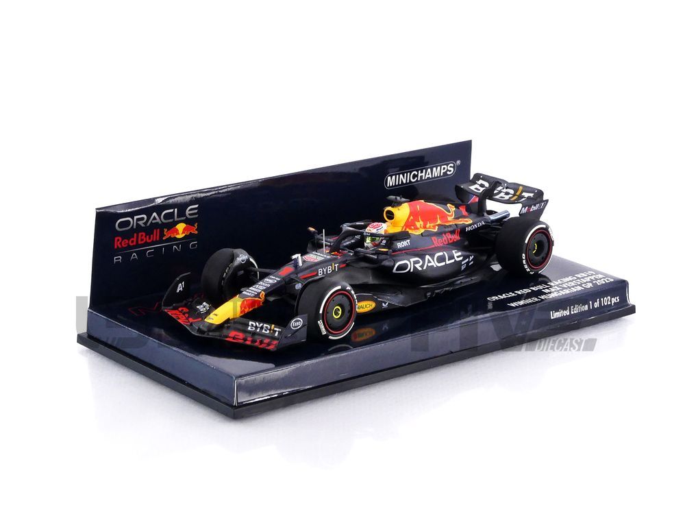 417231201 – MINICHAMPS 1/43 - RED BULL RB19 - Winner Hungarian GP