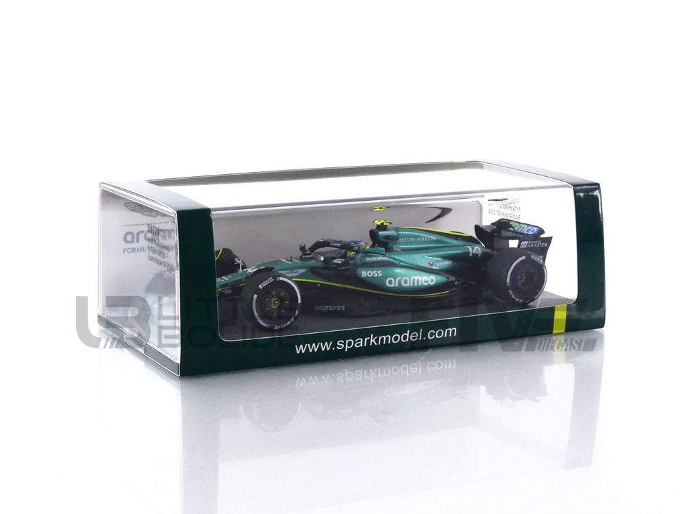 Miniature Spark 1/43 – Aston Martin AMR24, GP D'Arabie Saoudite 2024 (F. Alonso) S9529