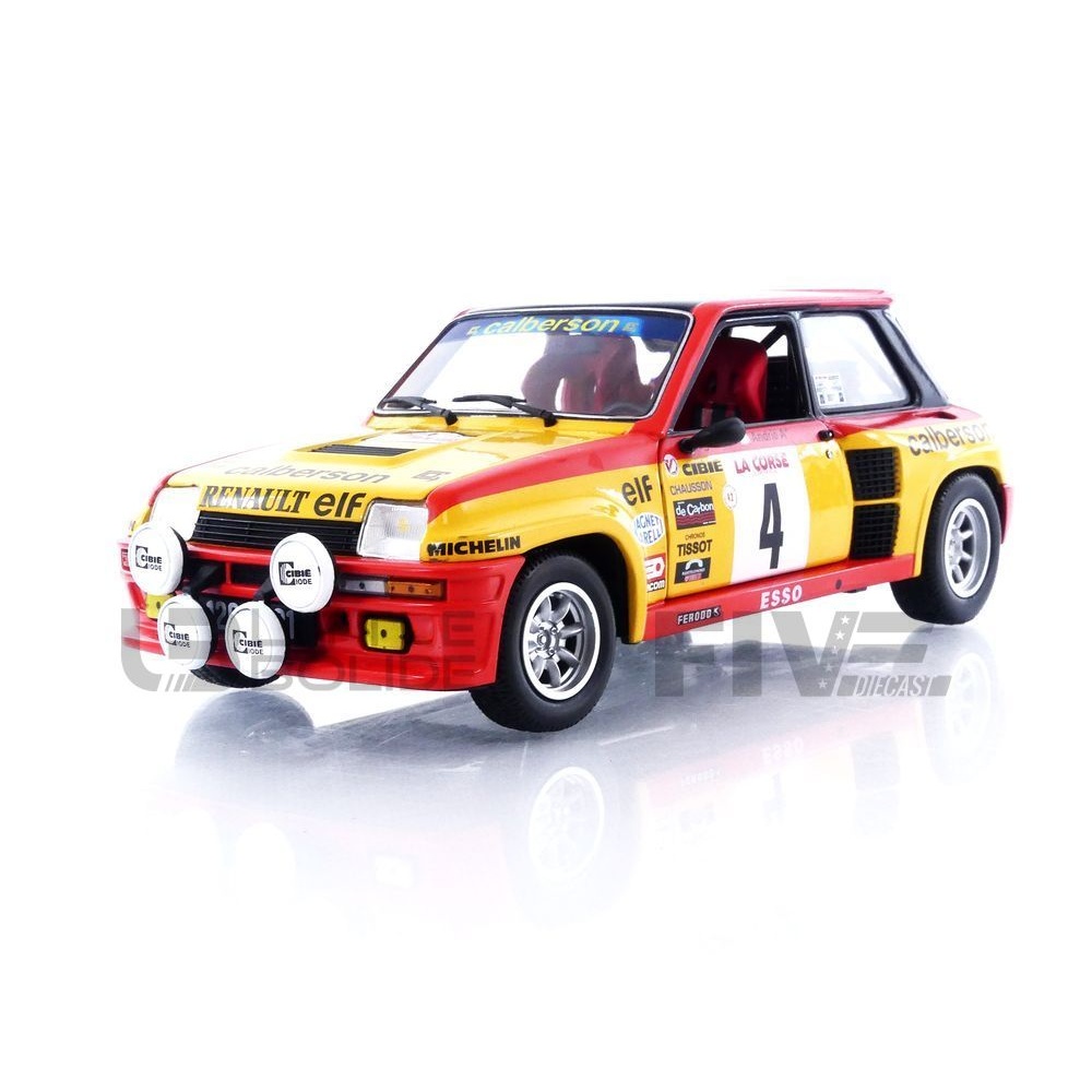 S1801314 - SOLIDO 1/18 - RENAULT 5 Turbo - Tour de Corsica 1980