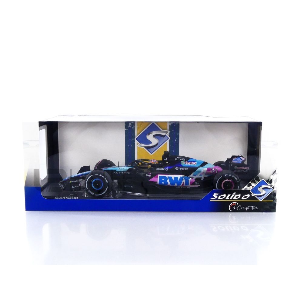 Modèle réduit Alpine - F1 A524 Team Bwt Alpine N 31 Miami Gp 2024