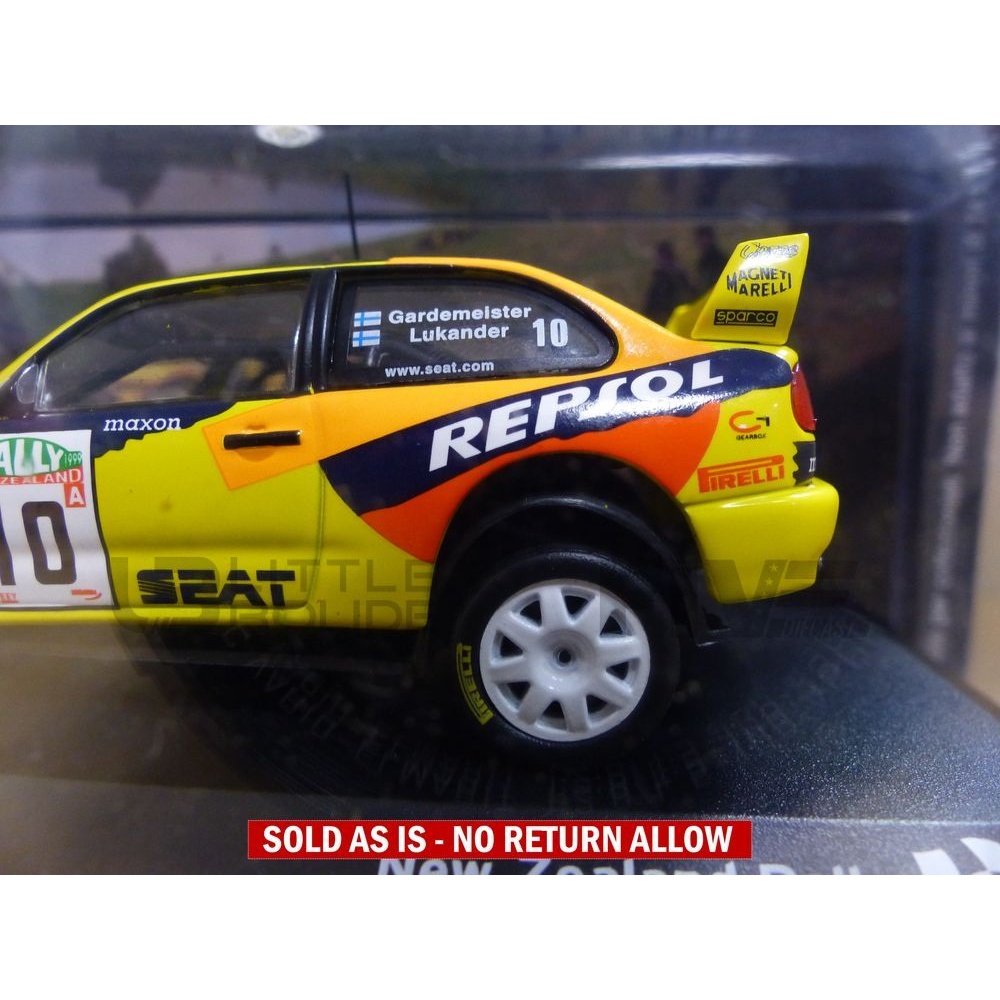 DAM1829 - PROMOCAR – DAMAGED MODELS 1/43 - SEAT Cordoba WRC-Rallye