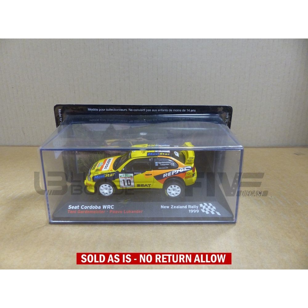 DAM1829 - PROMOCAR – DAMAGED MODELS 1/43 - SEAT Cordoba WRC-Rallye