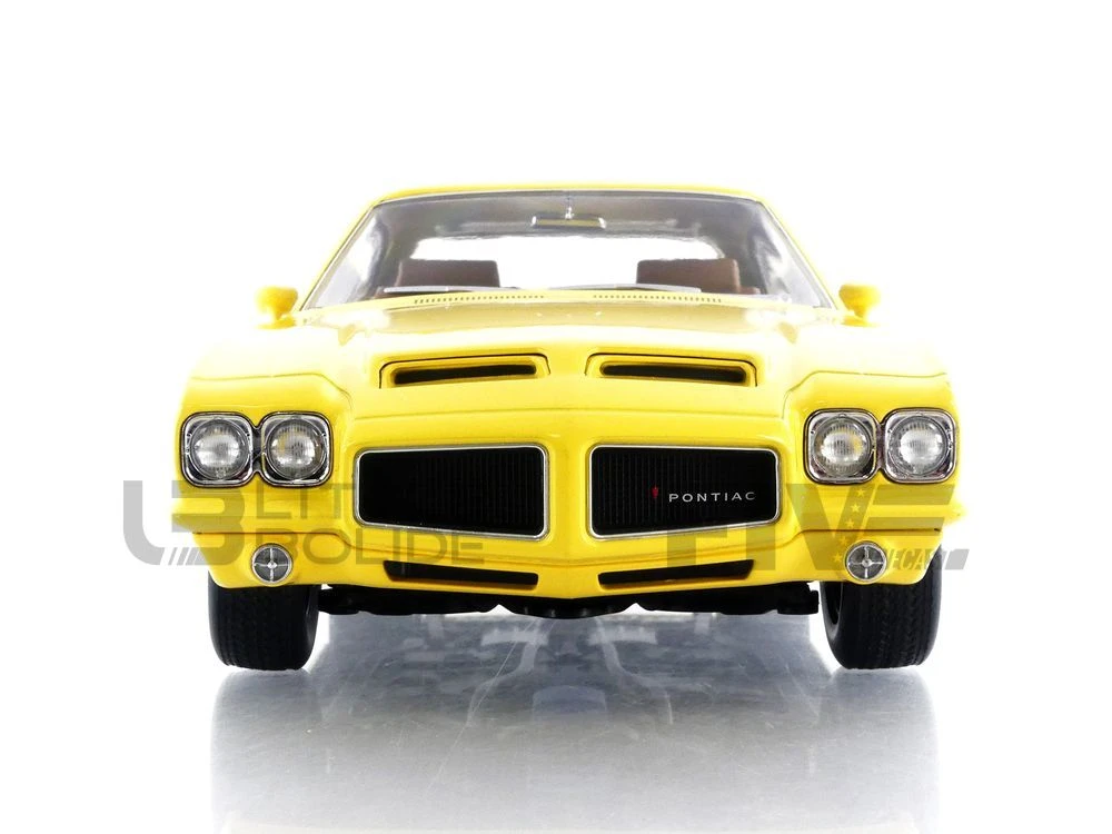 Voiture miniature Pontiac LeMans GTO 1972 schwarz KK-Scale 1:18 Metallmodell (Türen, Motorhaube... nicht zu öffnen!) sur