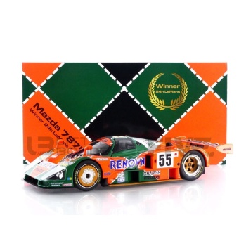 WERK 83 1/18 - MAZDA 787B - Winner Le Mans 1991