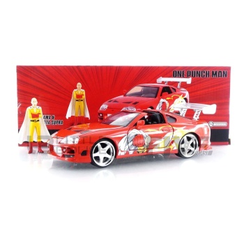 JADA TOYS 1/24 - TOYOTA Supra with One Punch Man Figure - 1995