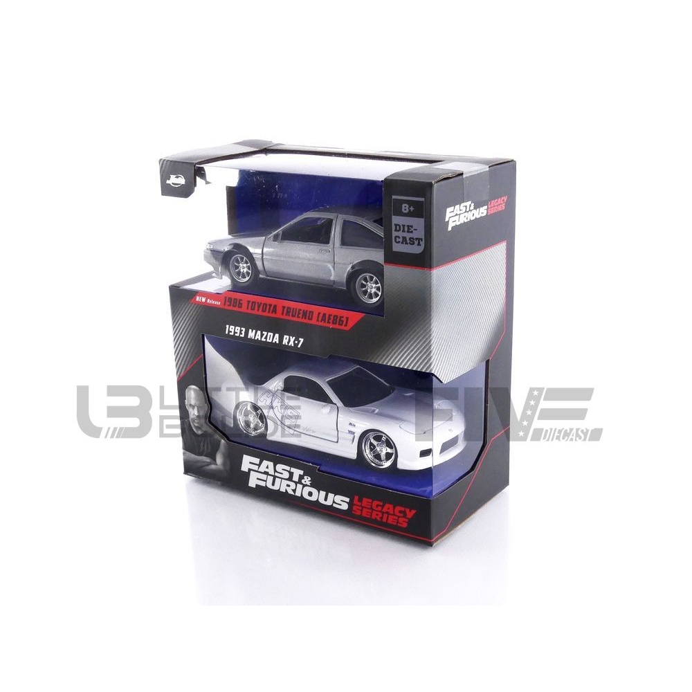 35690S – JADA TOYS 1/32 - TOYOTA Trueno & Mazda RX-7 Twin Pack