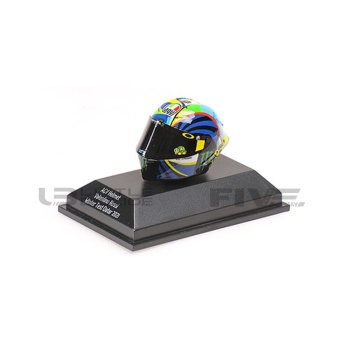 MINICHAMPS 1/8 - AGV Casque Moto - Moto GP Winter Test Qatar 2021