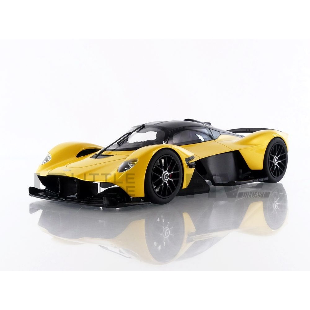 GT Spirit 1:18 Aston Martin 2021 Valkyrie Blue, modèle réduit en résine