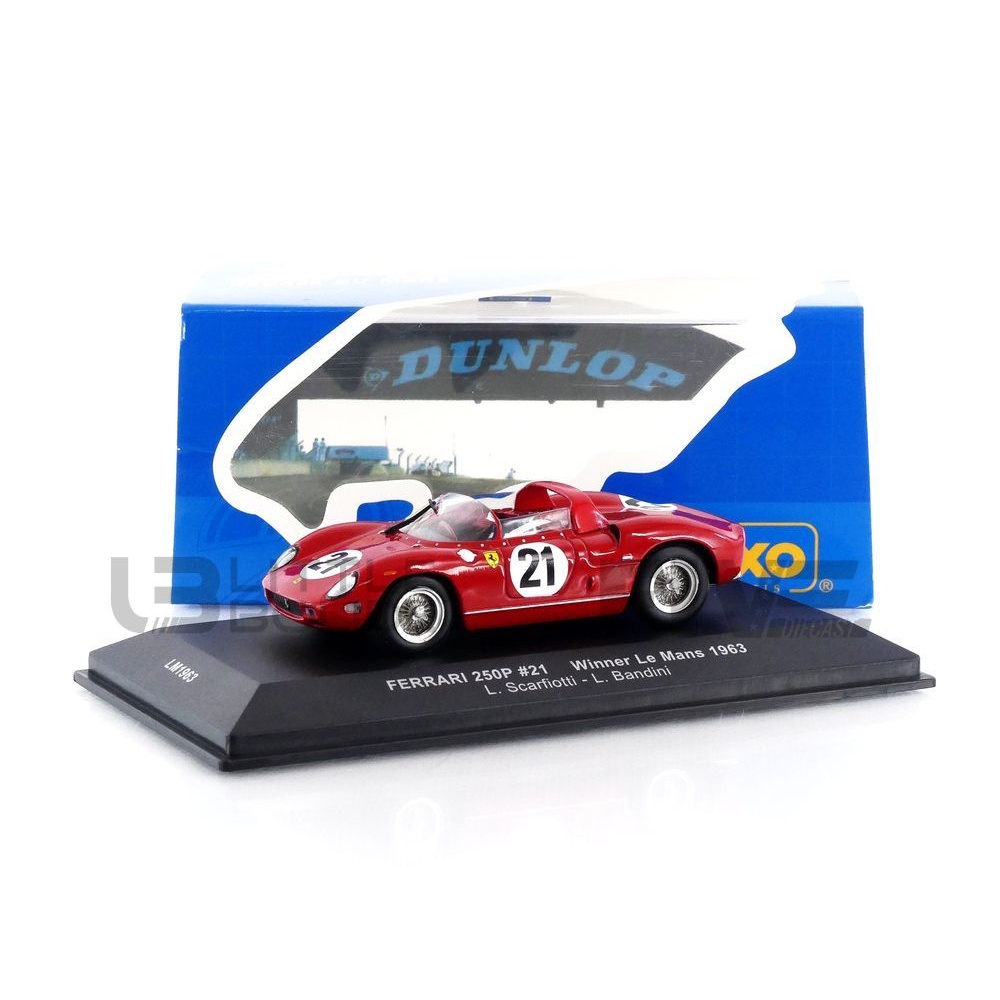 Look Smart 1:43 - Rennwagenmodell - Ferrari 365 P2 #16 24H Le Mans 1966 Richard Attwood David Piper Lslm136