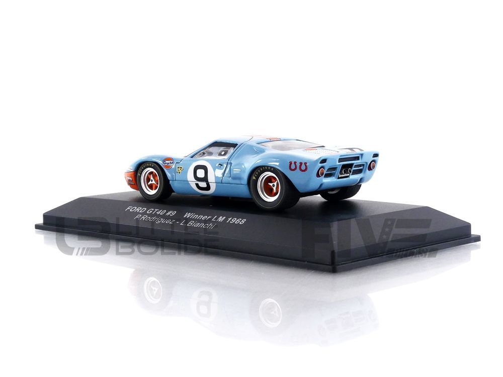 LM1968 – IXO 1/43 - FORD GT 40 - Gulf - Winner Le Mans 1968