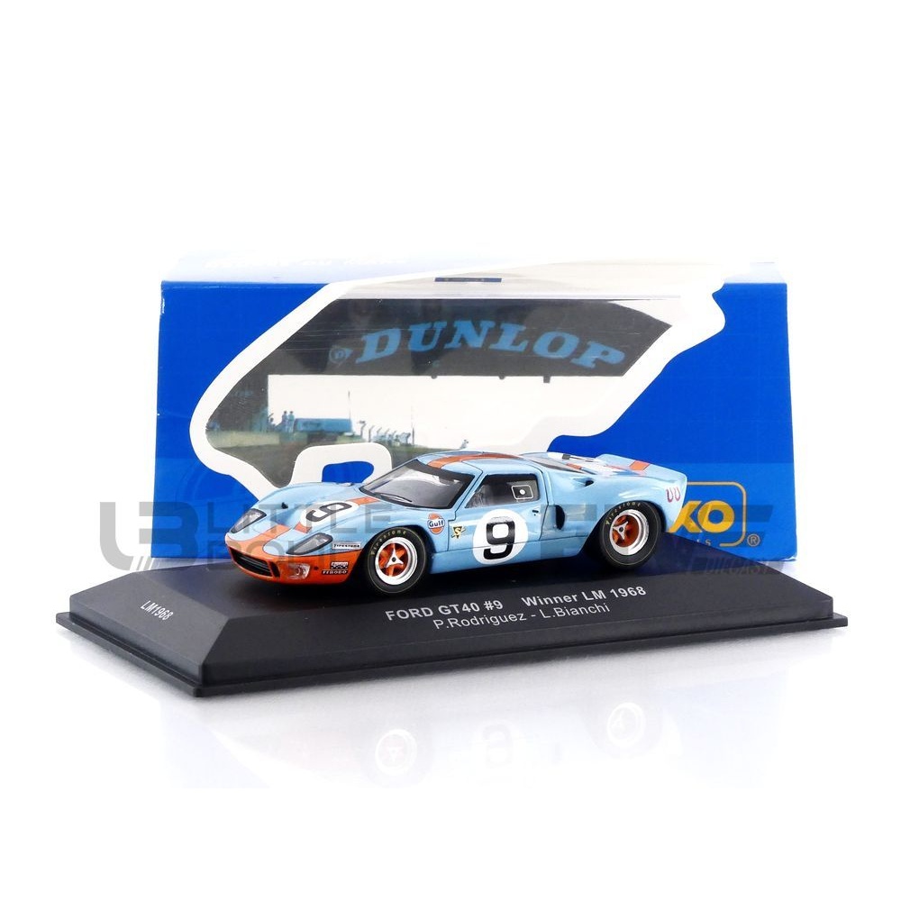 LM1968 – IXO 1/43 - FORD GT 40 - Gulf - Winner Le Mans 1968
