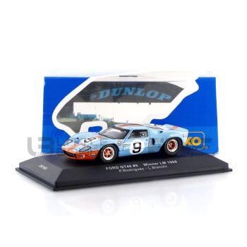 IXO 1/43 - FORD GT 40 - Gulf - Winner Le Mans 1968