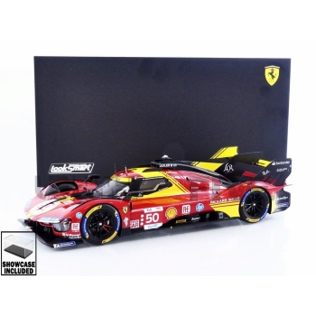 LOOKSMART 1/18 - FERRARI 499P Hypercar - Winner Le Mans 2024
