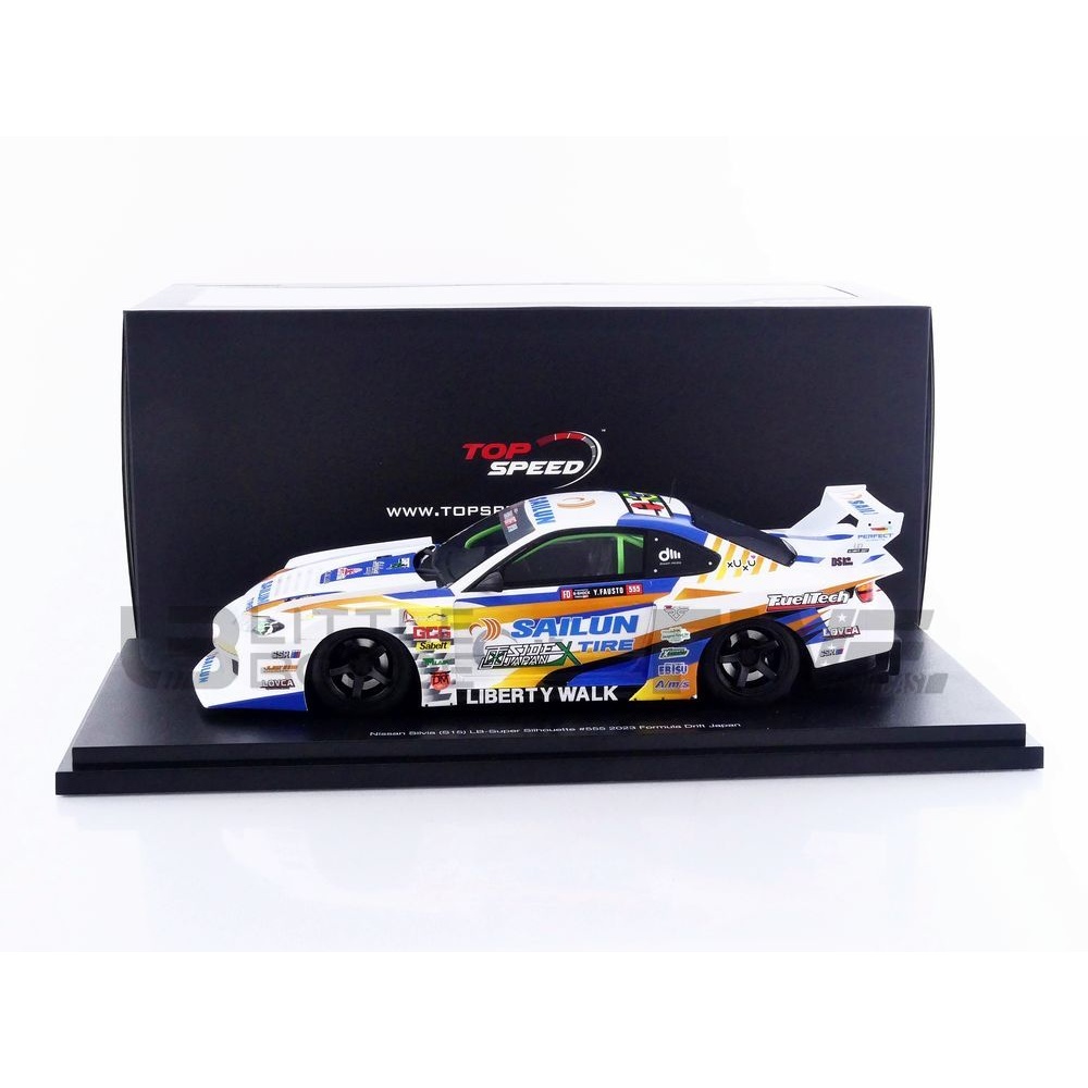 TS0586 – TOP SPEED 1/18 - NISSAN S15 Silvia LB-Super Silhouette