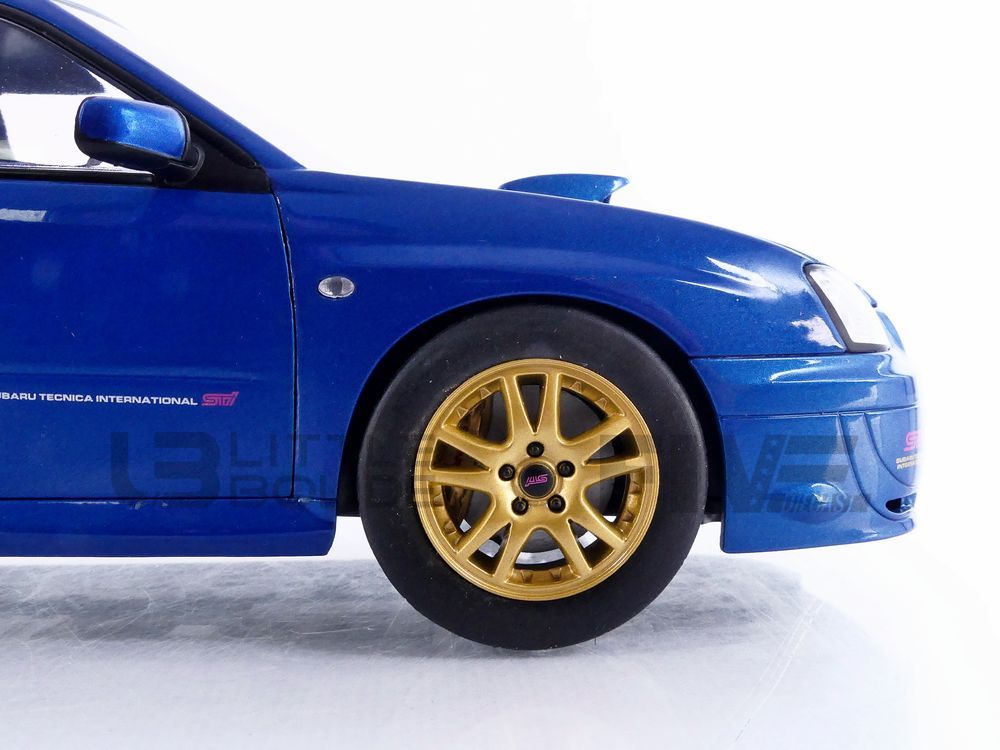 Solido 1/18 Subaru Impreza WRX STI 2003 Bleu Sonic - S1812301 - Neuve