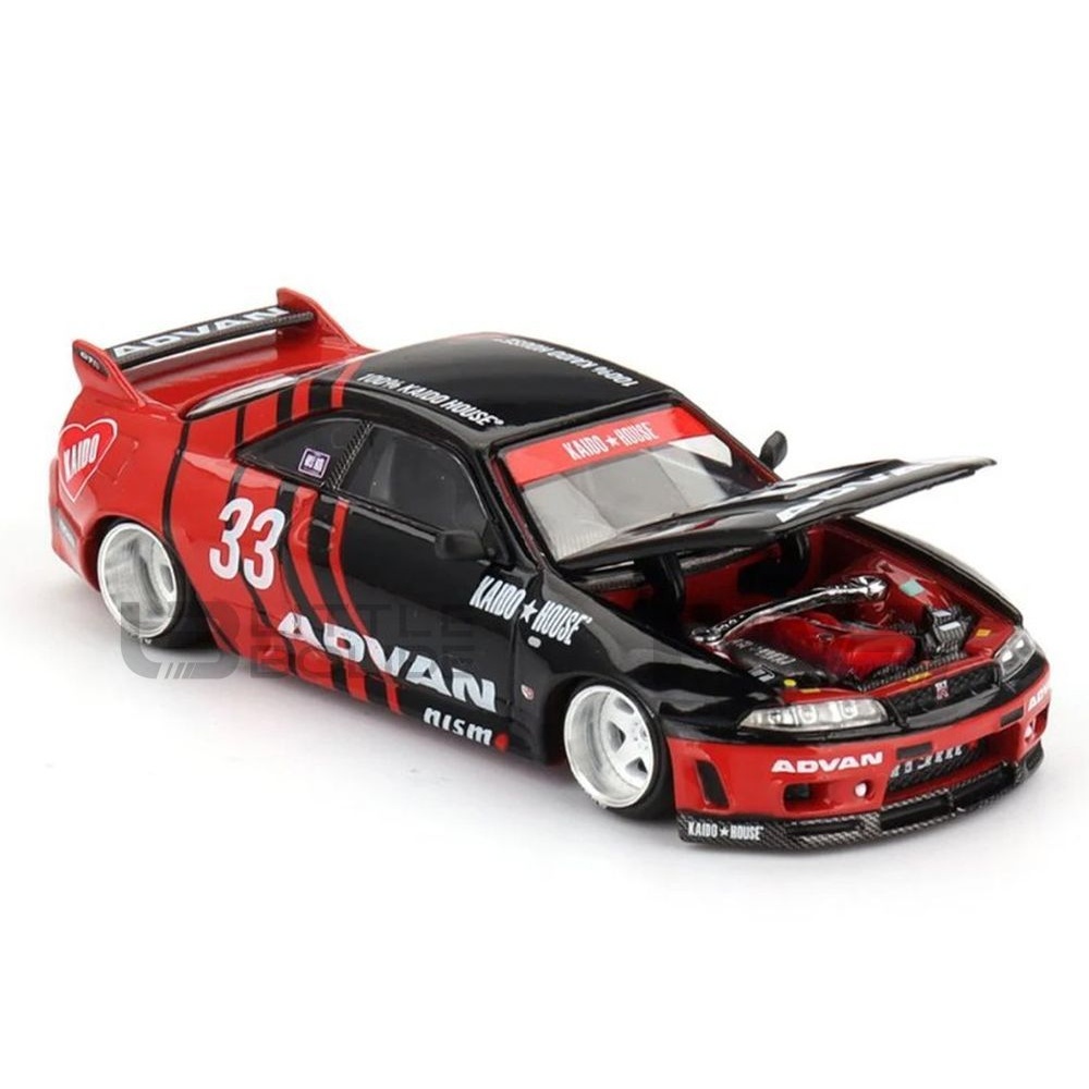 Kaido House × MINI GT 1:64 Nissan Skyline GT-R R33 Kaido Works V2