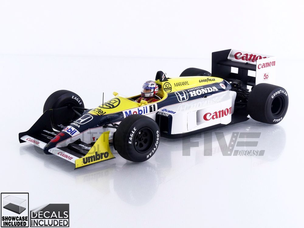 18S740 – SPARK 1/18 - WILLIAMS FW11B - Winner British GP 1987 (N