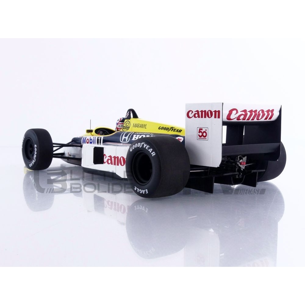 18S740 – SPARK 1/18 - WILLIAMS FW11B - Winner British GP 1987 (N