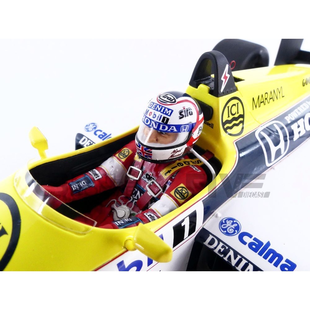 18S740 – SPARK 1/18 - WILLIAMS FW11B - Winner British GP 1987 (N