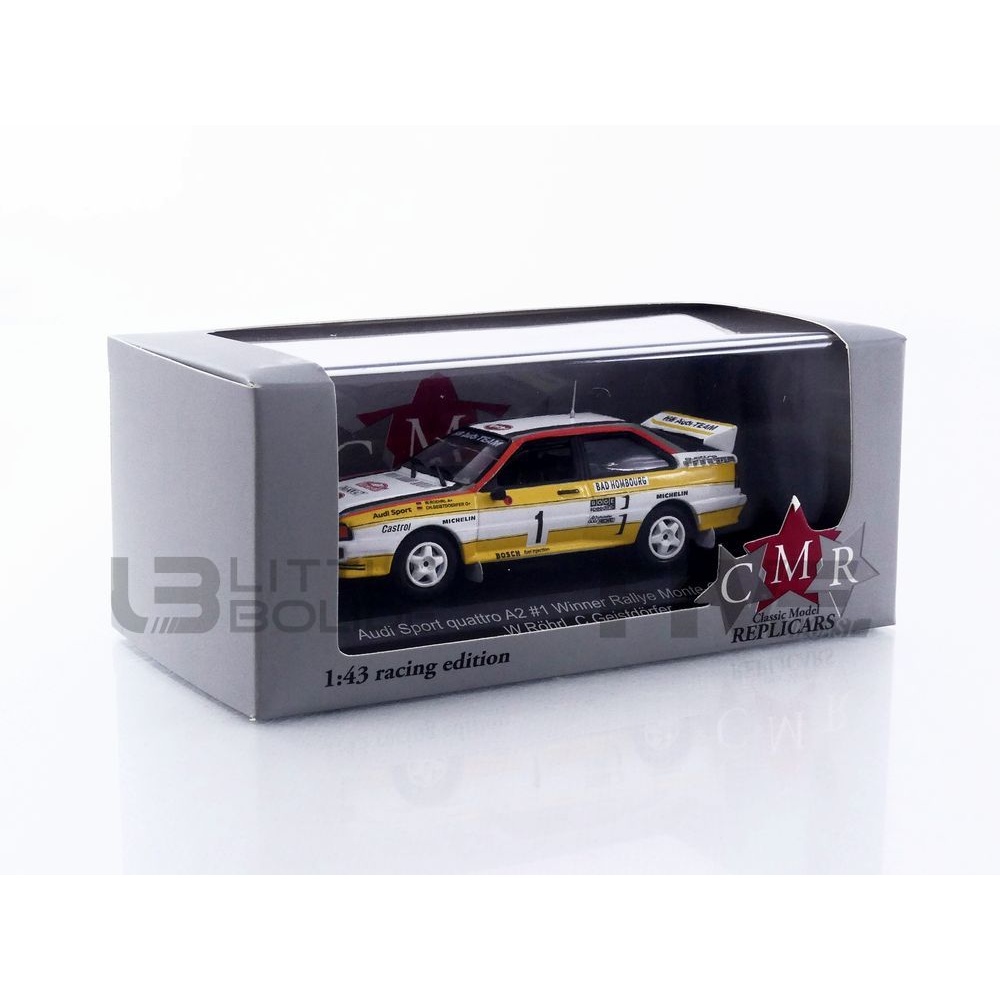 WRC017 – CMR 1/43 - AUDI Sport Quattro A2 - Winner Rallye Monte