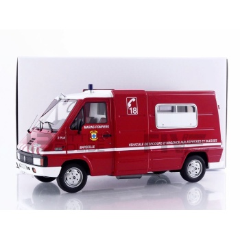 OTTO MOBILE 1/18 - RENAULT Master T30 VSAB Pompiers - 1980