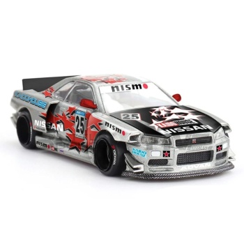 MINI GT 1/64 - NISSAN Skyline GT-R (R34) Kaido Star Racing V1 - 1999