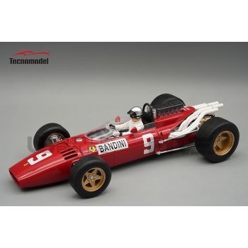 TECNOMODEL MYTHOS 1/18 - FERRARI 312 F1 - German GP 1966 (L. Bandini)