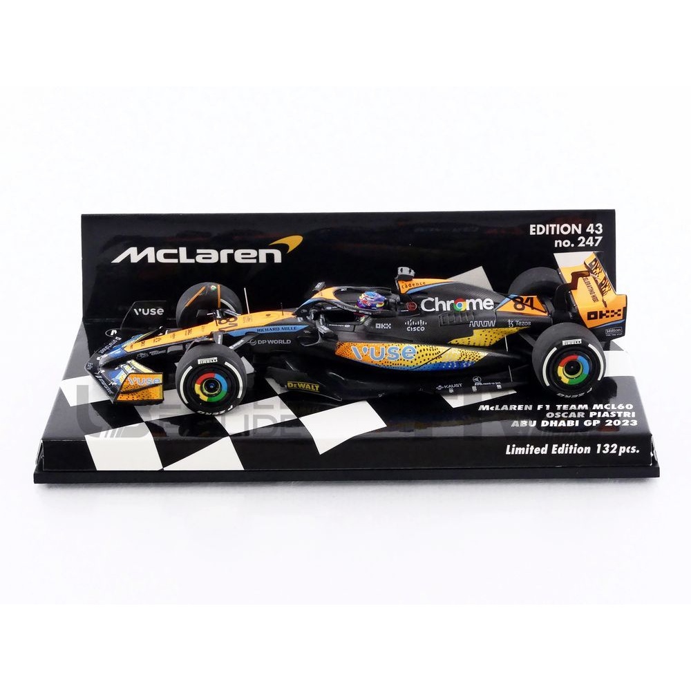 537236681 - MINICHAMPS 1/43 - MCLAREN MCL60 - Abu Dhabi GP 2023 (O